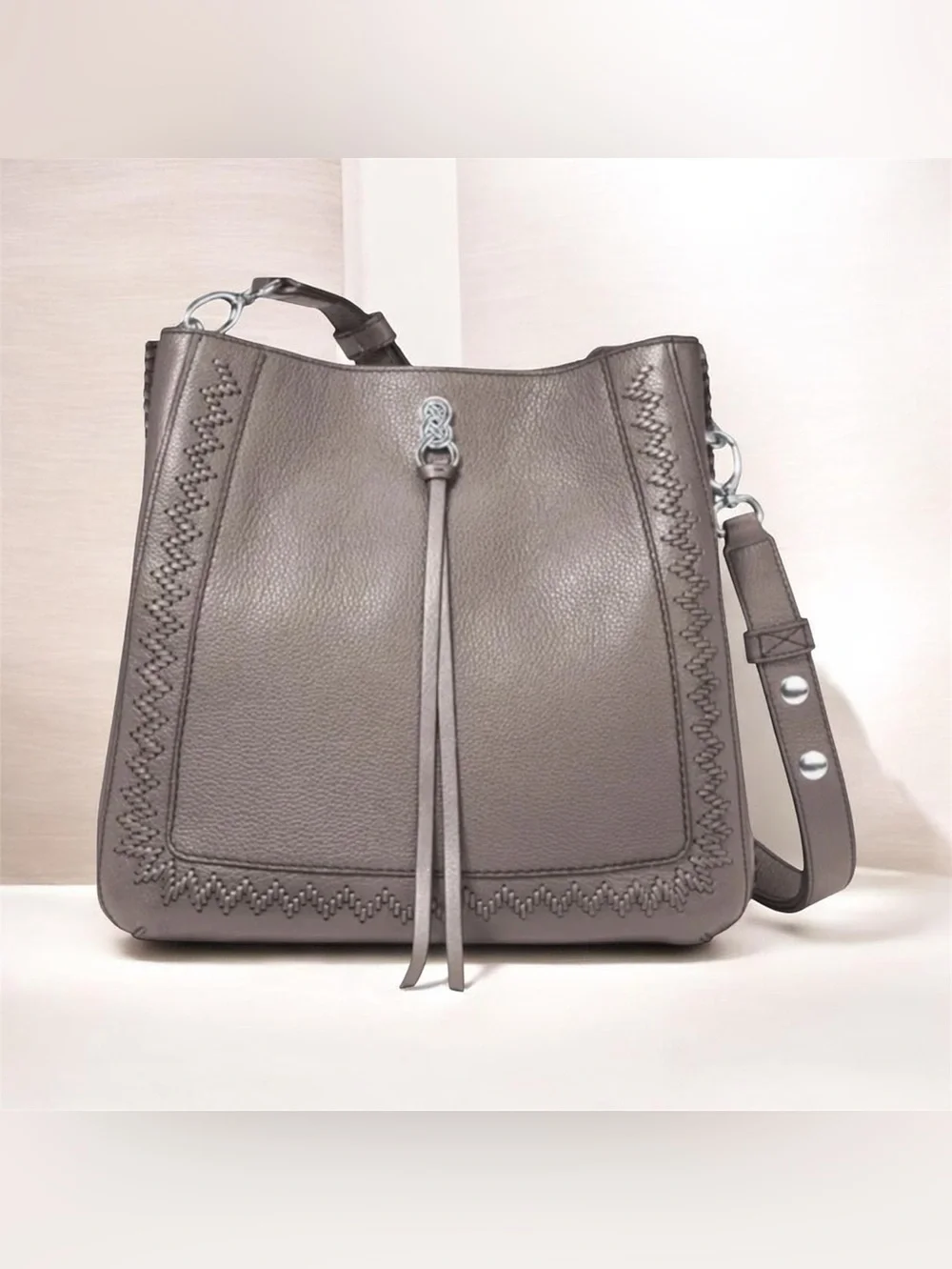 Brighton Georgia Convertible Hobo in Sable leather